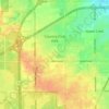 Country Club Hills topographic map, elevation, terrain