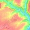 La Villeneuve-sous-Thury topographic map, elevation, terrain