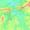 Brumadinho topographic map, elevation, terrain