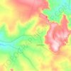Catimbau topographic map, elevation, terrain