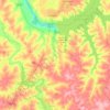 Icém topographic map, elevation, terrain