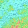 Tongling topographic map, elevation, terrain