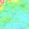 Kingsland topographic map, elevation, terrain