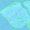 Walcheren topographic map, elevation, terrain