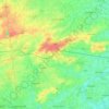 Tielt topographic map, elevation, terrain