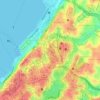 Saúde topographic map, elevation, terrain