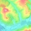 Moiry topographic map, elevation, terrain