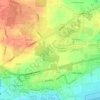 Lowland topographic map, elevation, terrain