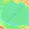 Lake Beloye topographic map, elevation, terrain