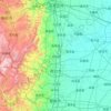 邢台市 topographic map, elevation, terrain