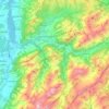 Charmey topographic map, elevation, terrain