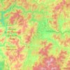 Josephine County topographic map, elevation, terrain