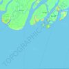 Rangabali Upazila topographic map, elevation, terrain