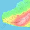 Pecatu topographic map, elevation, terrain