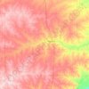 Menard County topographic map, elevation, terrain