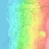 Sandy Lane topographic map, elevation, terrain