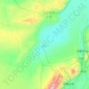 吉兰泰镇 ᠵᠢᠷᠠᠲᠠᠢ ᠪᠠᠯᠭᠠᠰᠤ topographic map, elevation, terrain