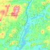 Town of Schroon topographic map, elevation, terrain