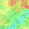 Seur topographic map, elevation, terrain