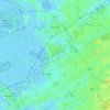 Opsterland topographic map, elevation, terrain