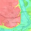North Mankato topographic map, elevation, terrain