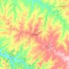 Astorga topographic map, elevation, terrain