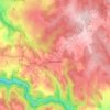 Montvert topographic map, elevation, terrain