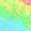 La Vendée topographic map, elevation, terrain