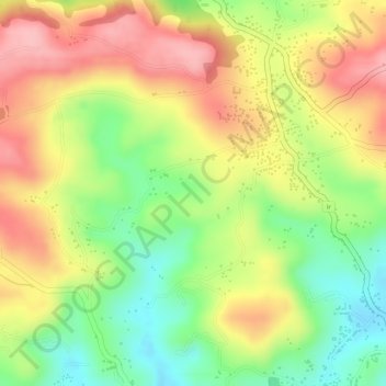 Nediyenga topographic map, elevation, terrain