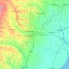 Paschim Medinipur District topographic map, elevation, terrain