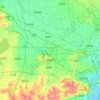 Gaomi City topographic map, elevation, terrain