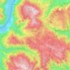 Magnifica Comunità degli Altipiani Cimbri topographic map, elevation, terrain