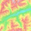 Sumvitg topographic map, elevation, terrain
