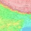 Gange topographic map, elevation, terrain