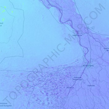 Narimanovsky District topographic map, elevation, terrain