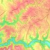 Tauriac-de-Naucelle topographic map, elevation, terrain