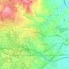 Burntwood topographic map, elevation, terrain