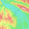 Yukon Crossing topographic map, elevation, terrain