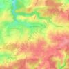 Solre-le-Château topographic map, elevation, terrain