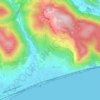 Borgio Verezzi topographic map, elevation, terrain