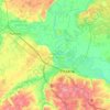 Riazan topographic map, elevation, terrain