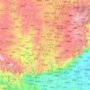 Jincheng topographic map, elevation, terrain