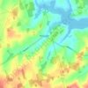 Margate topographic map, elevation, terrain