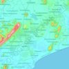 Atchutapuram topographic map, elevation, terrain