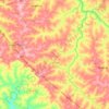 Uchoa topographic map, elevation, terrain