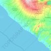 Carazo topographic map, elevation, terrain