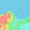 Emu Bay topographic map, elevation, terrain