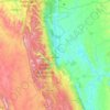 Andaraí topographic map, elevation, terrain