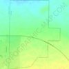 Jwaneng topographic map, elevation, terrain