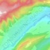 Kashkhatau topographic map, elevation, terrain